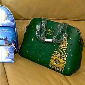 Peter Pan emerald green satchel